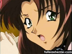 Хентай студентка показывают свои молодые сиськи