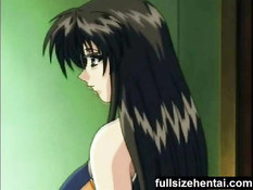 Хентай студентка показывают свои молодые сиськи