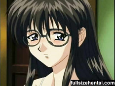 Хентай студентка показывают свои молодые сиськи