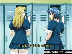 Хентай официантка с массивными сиськами