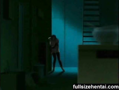 Хентай официантка с массивными сиськами