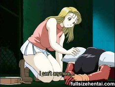 Хентай официантка с массивными сиськами