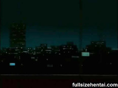 Хентай официантка с массивными сиськами