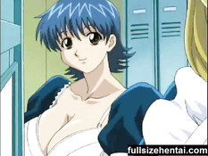 Хентай официантка с массивными сиськами