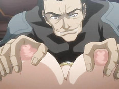 Жёсткая ебля с грудастой хентай девушкой