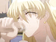 Жёсткая ебля с грудастой хентай девушкой