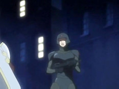 Жёсткая ебля с грудастой хентай девушкой