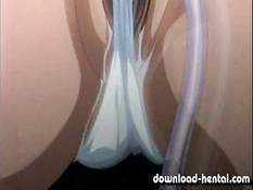 Хентай медсестра получает вибратор во влагалище