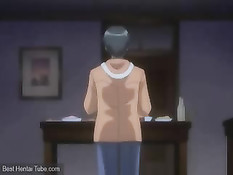 Жёсткий секс молодой хентай парочки