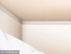 Жёсткий секс молодой хентай парочки