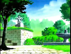 Грязная горничная хентай трахается с хозяином