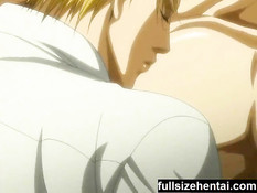 Горячие поцелуи хентай геев