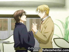 Горячие поцелуи хентай геев