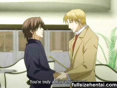 Горячие поцелуи хентай геев