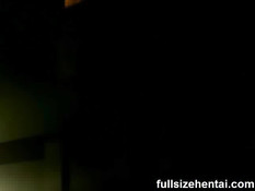 Хентай девушка с большими сиськами скачет на члене