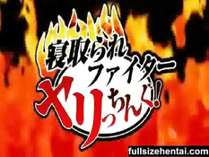 Хентай девушка с большими сиськами скачет на члене