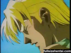 Хентай гей жёстко трахает парня в анус