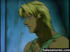 Хентай гей жёстко трахает парня в анус