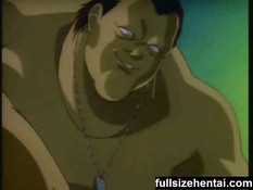 Хентай гей жёстко трахает парня в анус