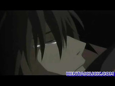 Аниме гей целуется с другом в библиотеке