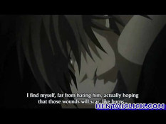 Аниме гей целуется с другом в библиотеке