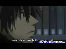 Аниме гей целуется с другом в библиотеке