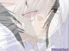 Аниме блондинка принимает в себя упругий член