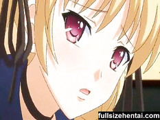 Хентай студентку трахают сзади