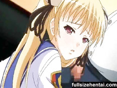 Хентай студентку трахают сзади