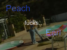 Сладкий персик трахается с парнем у бассейна