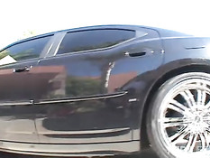 Горячая французская красотка Наташа на чёрном члене