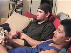 Два парня решили заняться совместной мастурбацией