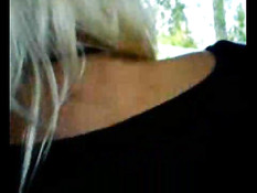 Зрелая блондинка сосала мужику член в автобусе