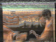 Пожилая жена гладит руками и грудью член мужа