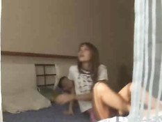 Любительская пара занимается любовью