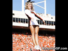 Эротические фотографии молоденьких спортивных болельщиц