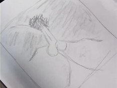 Наоми и Кэндес играют с длинным чёрным фаллоимитатором