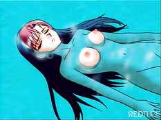 Чистая любовь девушки с фиолетовыми волосами