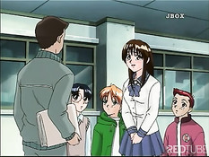 Хентай секс летним днём на природе