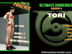 Сисястая Тори трахается с соперницей на ринге