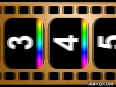 Горячая японская детка идеально мастурбирует член