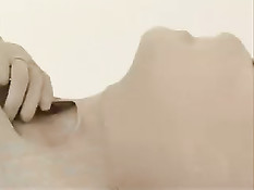 Пара полностью укутанная в чулок занимается любовью