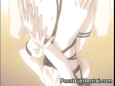 Мужик отодрал большим членом связанную девчонку