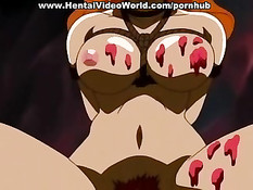 Злобный дядька в очках чпокает аниме девчонок