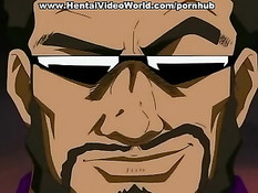 Злобный дядька в очках чпокает аниме девчонок