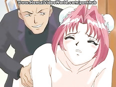 Хентай горничную подвергли сексуальному насилию