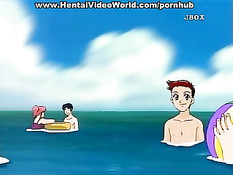 Мальчишки подглядывают за голой красивой девушкой