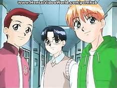 Привязанную к поводку девчонку принуждают к минету