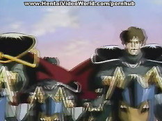 Секс с синеволосой хентай девчонкой