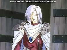 Секс с синеволосой хентай девчонкой